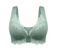 Soutiens-Gorge Femme Fermeture Devant Brassiere Sport Soutien Gorge Push Up Brassière Forte Poitrine sous Vetements Feminins Soutien Gorge sans Couture 2026 Mes Commandes Vert 5XL