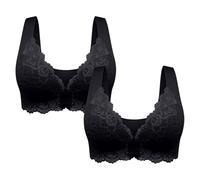 Soutiens-Gorge Femme Fermeture Devant Soutien Gorge sans Armature Push Up Rembourré Grande Taille Bretelles Larges Brassiere Soutien-Gorge De Sport Yoga Confortable Et Respirant sous-VêTements