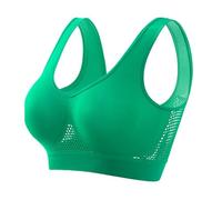 Soutiens-Gorge Femme Réglable Dos Nu Chic Brassière Fitness Soutiens-Gorge Classiques Pas Cher Rembourré Bralette Brassiere Grande Taille Casual Hiver Tenue Mi Saison Vert 5XL