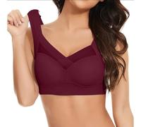 Soutiens-Gorge Femme sans Armature Soutien Gorge Push Up Brassière Grande Taille Minimiseur sous-Vêtements sans Coutures Confortable Respirant Brassiere Sport Femme Bra avec Coussinets Yoga
