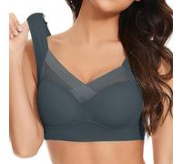Soutiens-Gorge Femme sans Armature Soutien Gorge Push Up Brassiere Grandes Tailles Minimiseur Brassière sans Coutures Confortable Respirant Bra avec Coussinets Yoga Sport