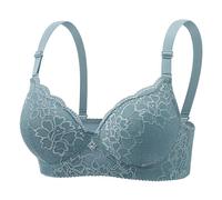 Soutiens-Gorge Femme Soutien Gorge sans Armature Brassière Push Up sous Vetements Feminins Brassière Sport Bra Top Brassiere Soutien Gorge Sexy 2025 Vente Flash du Jour Et Soldes Bleu Clair M