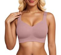 Soutiens gorge pour femmes sans armatures sans fil push up sans coutures couverture complète confort sport soutien gorge de tous les jours taille standard et grande M-4XL