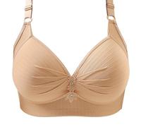 Soutiens Gorge sans Armature Femme Comfortable Soutiens-Gorge Push Up Brassière Sport Yoga sans Couture Bra Feminins Anti Affaissement Quotidien Soutien Gorge Casual sous Vetements Confortable