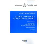 Soutiens publics à l'euro : Quels retours d'expérience pour les pouvoirs publi Publics ? septembre 2017 - Cour Des Comptes - Documentation Francaise - broché - Essai