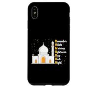 Souvenez-Vous d'Allah Matin après-midi Jour et Nuit Islam Ramadan Coque pour iPhone XS Max