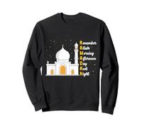 Souvenez-Vous d'Allah Matin après-midi Jour et Nuit Islam Ramadan Sweatshirt