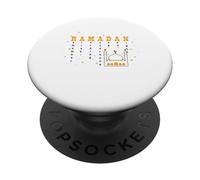Souvenez-Vous d'Allah : Ramadan Matin, après-midi, Jour et Nuit PopSockets PopGrip Adhésif