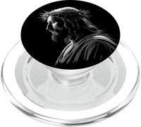 Souvenez-Vous de Jésus-Christ - Foi chrétienne Portrait Art PopSockets PopGrip pour MagSafe