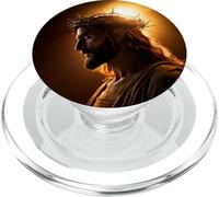 Souvenez-Vous de Jésus-Christ - Foi chrétienne Portrait Art PopSockets PopGrip pour MagSafe