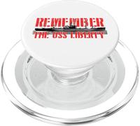 Souvenez-Vous de l'USS Liberty PopSockets PopGrip pour MagSafe