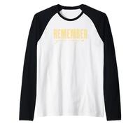 Souvenez-vous de votre rappel d'encouragement motivant Manche Raglan
