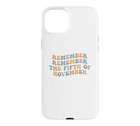Souvenez-Vous, souvenez-Vous du 5 Novembre, comptez Guy Fawkes Day Coque pour iPhone 15 Plus