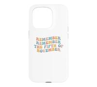 Souvenez-Vous, souvenez-Vous du 5 Novembre, comptez Guy Fawkes Day Coque pour iPhone 15 Pro