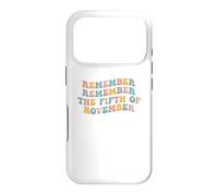 Souvenez-Vous, souvenez-Vous du 5 Novembre, comptez Guy Fawkes Day Coque pour iPhone 17 Pro