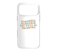Souvenez-Vous, souvenez-Vous du 5 Novembre, comptez Guy Fawkes Day Coque pour iPhone 17 Pro Max