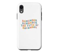 Souvenez-Vous, souvenez-Vous du 5 Novembre, comptez Guy Fawkes Day Coque pour iPhone XR