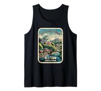 Souvenir animé Kanji du château de Gujo Hachiman, Ville, Pont fluvial Débardeur