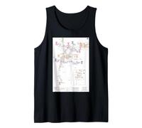 Souvenir Artistique des Super Lignes de métro de Mexico Débardeur