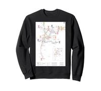 Souvenir Artistique des Super Lignes de métro de Mexico Sweatshirt
