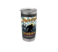 Souvenir Big Foot d'Issaquah Washington Sasquatch Gobelet isotherme en acier inoxydable double paroi