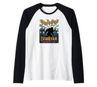 Souvenir Big Foot d'Issaquah Washington Sasquatch Manche Raglan
