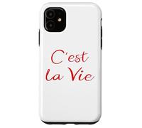 Souvenir C'est La Vie Langue Française, Amateur de Culture Française Coque pour iPhone 11