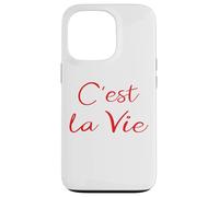 Souvenir C'est La Vie Langue Française, Amateur de Culture Française Coque pour iPhone 13 Pro