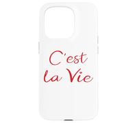 Souvenir C'est La Vie Langue Française, Amateur de Culture Française Coque pour iPhone 15 Pro