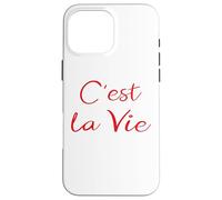 Souvenir C'est La Vie Langue Française, Amateur de Culture Française Coque pour iPhone 16 Pro Max
