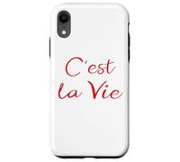 Souvenir C'est La Vie Langue Française, Amateur de Culture Française Coque pour iPhone XR