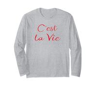Souvenir C'est La Vie Langue Française, Amateur de Culture Française Manche Longue