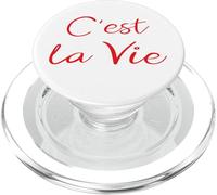 Souvenir C'est La Vie Langue Française, Amateur de Culture Française PopSockets PopGrip pour MagSafe