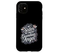 Souvenir commémoratif Ange Gardien « Sister My Forever » Coque pour iPhone 11