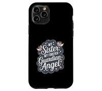 Souvenir commémoratif Ange Gardien « Sister My Forever » Coque pour iPhone 11 Pro