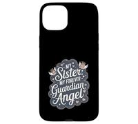 Souvenir commémoratif Ange Gardien « Sister My Forever » Coque pour iPhone 15 Plus