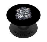 Souvenir commémoratif Ange Gardien « Sister My Forever » PopSockets PopGrip Adhésif