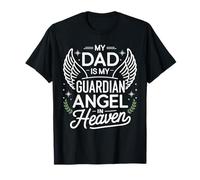 Souvenir commémoratif « My Dad Father is My Guardian Angel in Heaven » T-Shirt