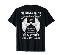 Souvenir commémoratif My Uncle is My Guardian Angel in Heaven T-Shirt
