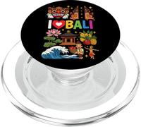 Souvenir culturel de Voyage « I Love Bali » en Indonésie PopSockets PopGrip pour MagSafe