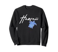 Souvenir d'animaux de l'océan Tortue hawaïenne et hibiscus Sweatshirt