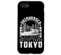 Souvenir d'anime Kanji sur Le Train à Grande Vitesse Shinkansen de Tokyo, Japon Coque pour iPhone SE (2020) / 7/8