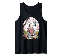 Souvenir d'anime Samouraï Ohanami Japon Kanji Débardeur