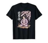 Souvenir d'anime Samouraï Ohanami Japon Kanji T-Shirt