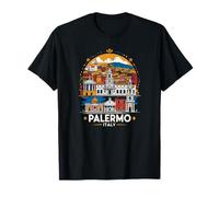 Souvenir d'architecture européenne de Palerme Italie Italie Europe T-Shirt