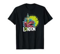 Souvenir d'art Graffiti du London England College University T-Shirt