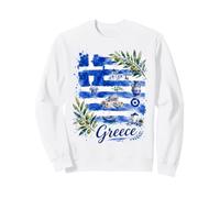 Souvenir d'Athènes Drapeau Grèce pour Famille Femmes Hommes Enfants Sweatshirt