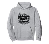 Souvenir de Bison du Parc National de Yellowstone pour Hommes, Femmes, Enfants Sweat à Capuche
