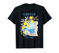 Souvenir de Branche d'olivier, île Grecque, Ambiance citronnée, Grèce T-Shirt Graphique avec Valeur