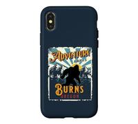 Souvenir de Burns, Oregon, États-Unis, Sasquatch Big Foot Coque pour iPhone X/XS